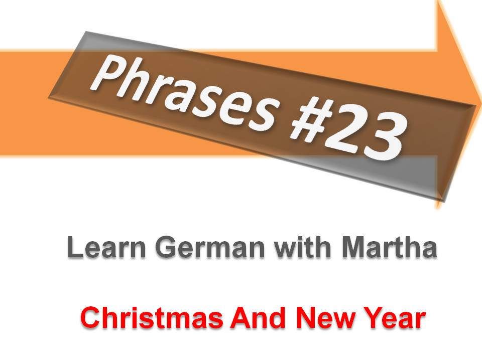 Prsentation - 23. Christmas ans New Year- Deckblatt